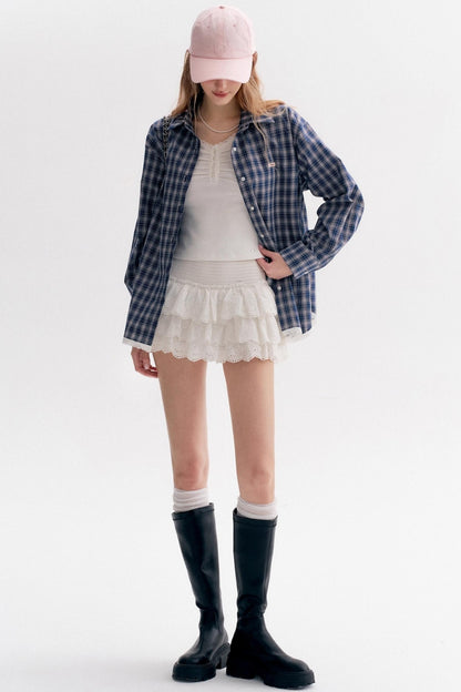 Rule Lace Puffy Cake Skirt