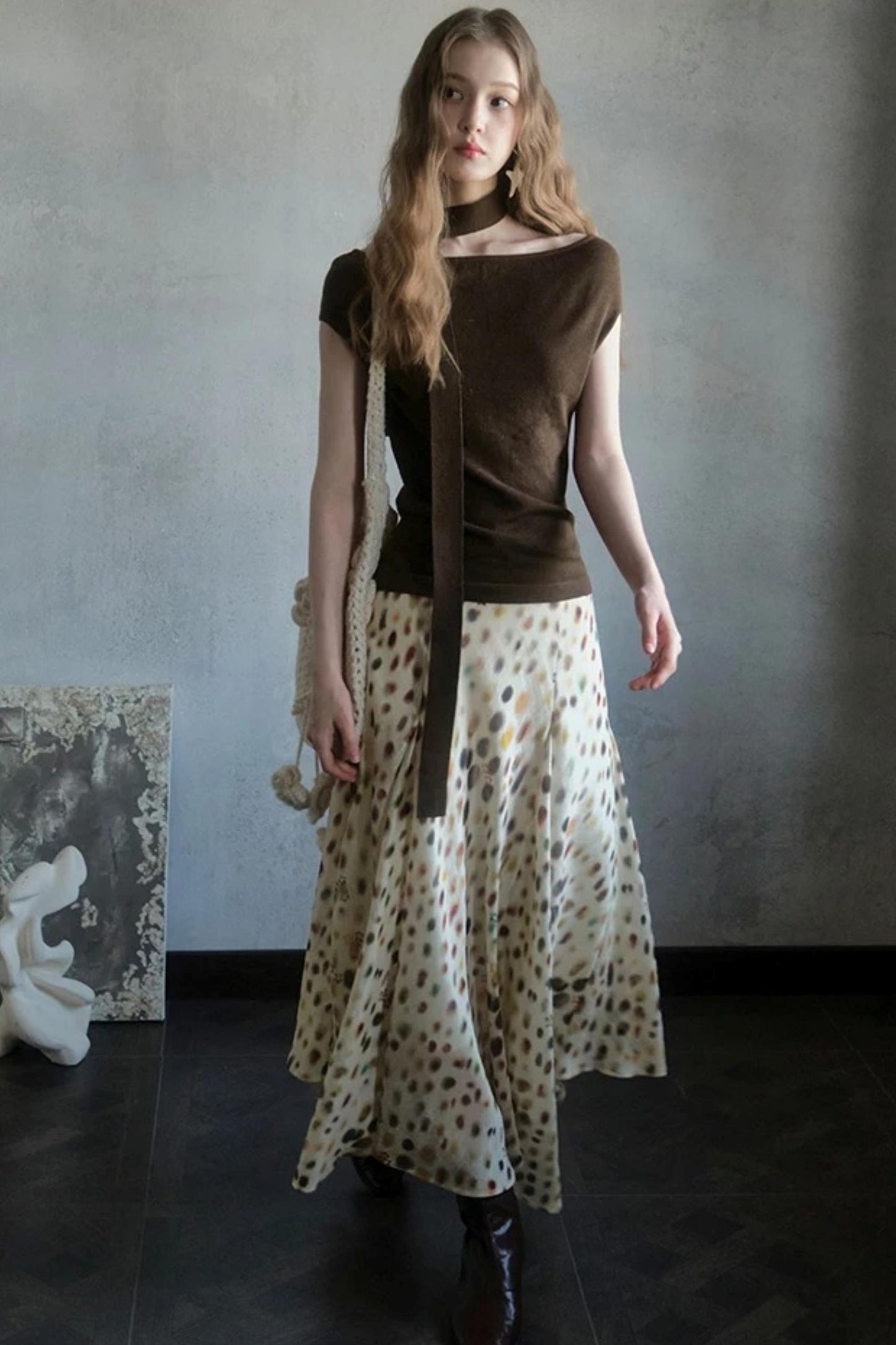 Bouguereau Art Color Block Skirt Set-Up