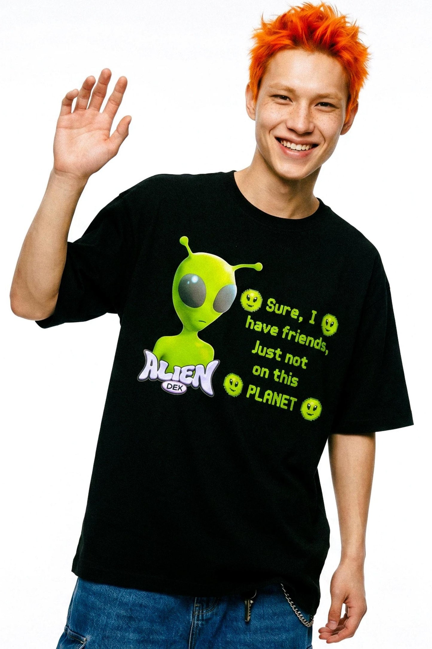 Alien Y2K Street T-Shirt