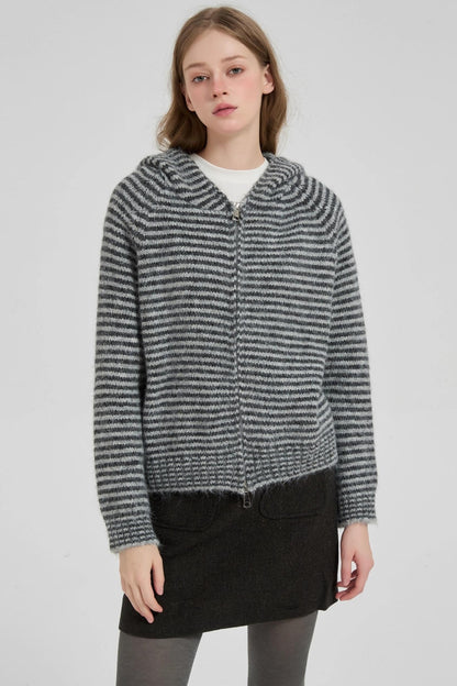Lazy Striped Cardigan
