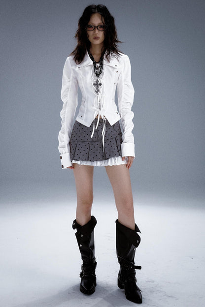 Spring Silhouette White Shirt