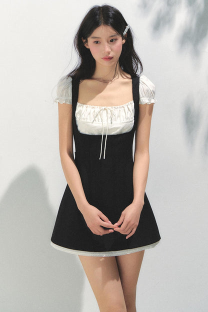 Eden Colorblock Square Neck Dress