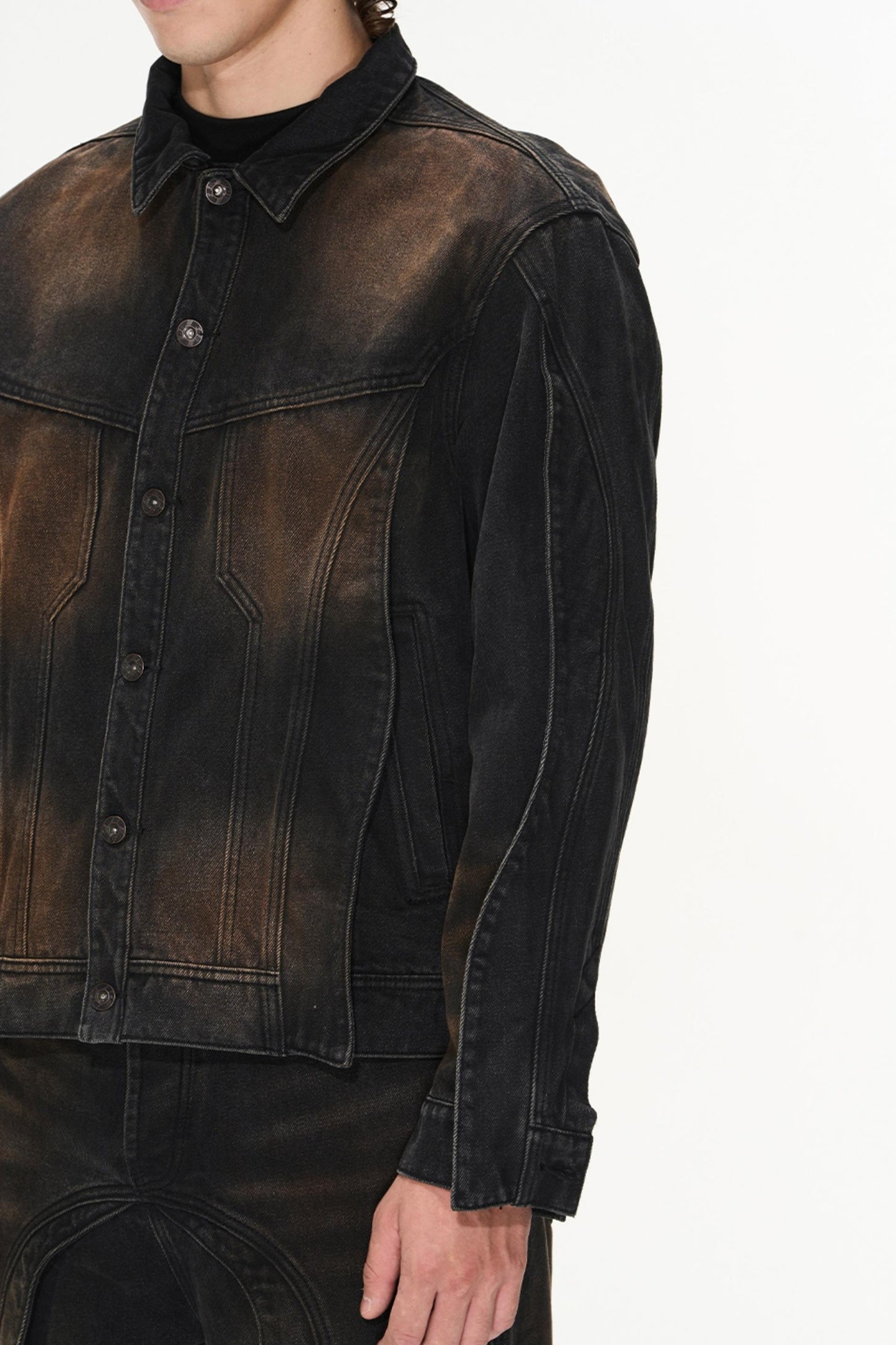Aged Fall Denim Jacket