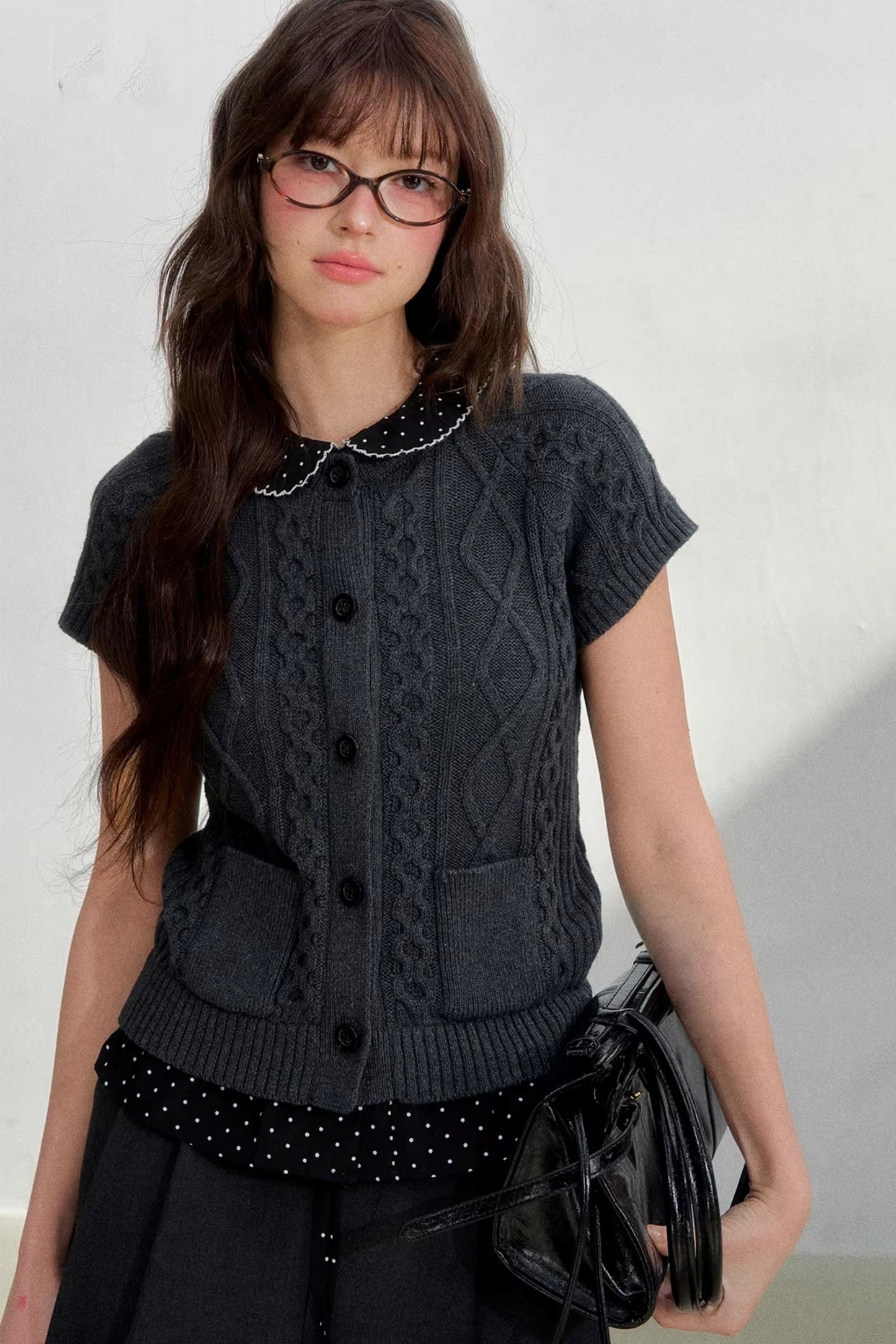 Knitted Korean Two-Piece Sweater