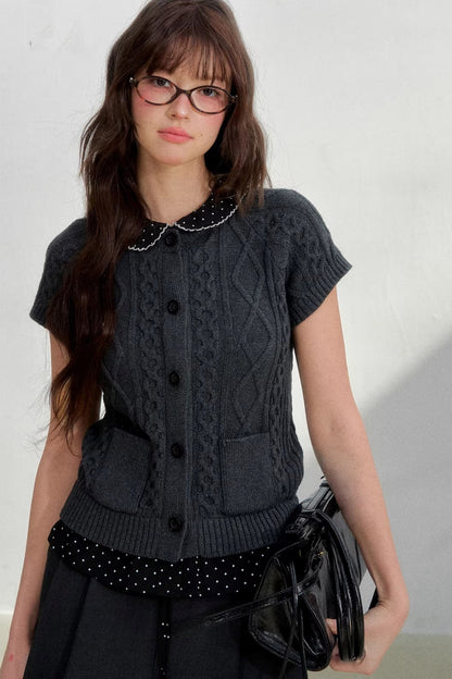 Knitted Korean Two-Piece Sweater