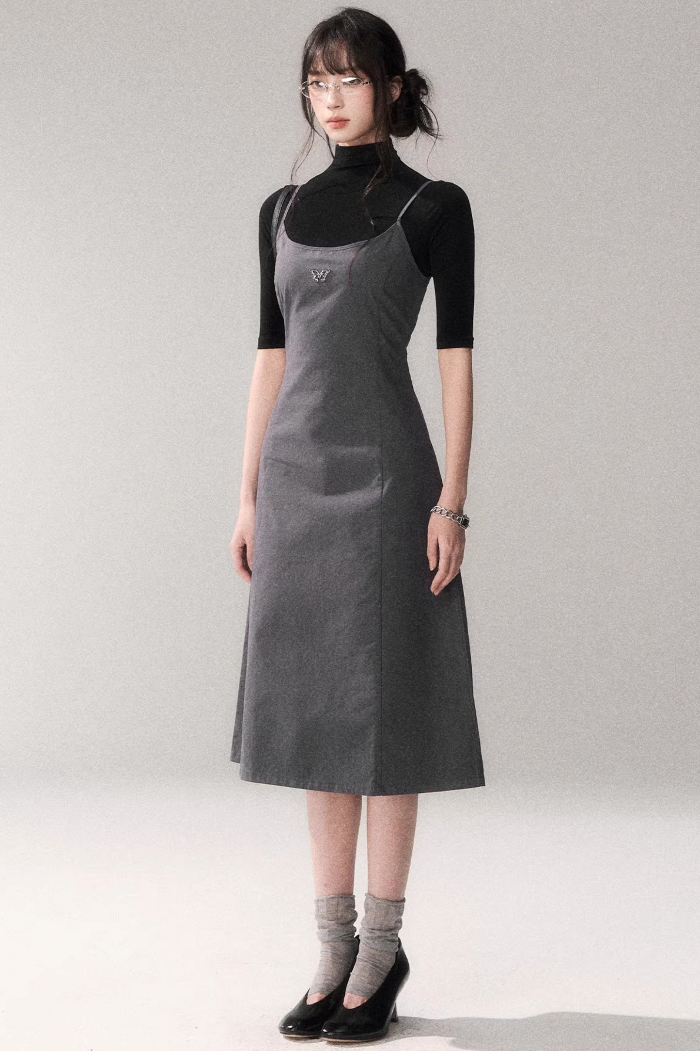Retro Pure Cotton A-Line Dress