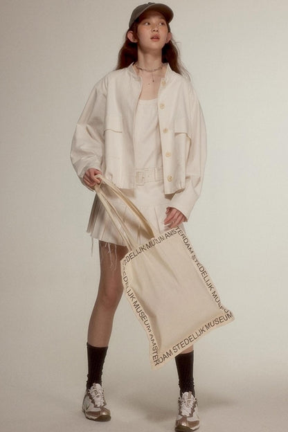 Raw Quilted Denim Dress