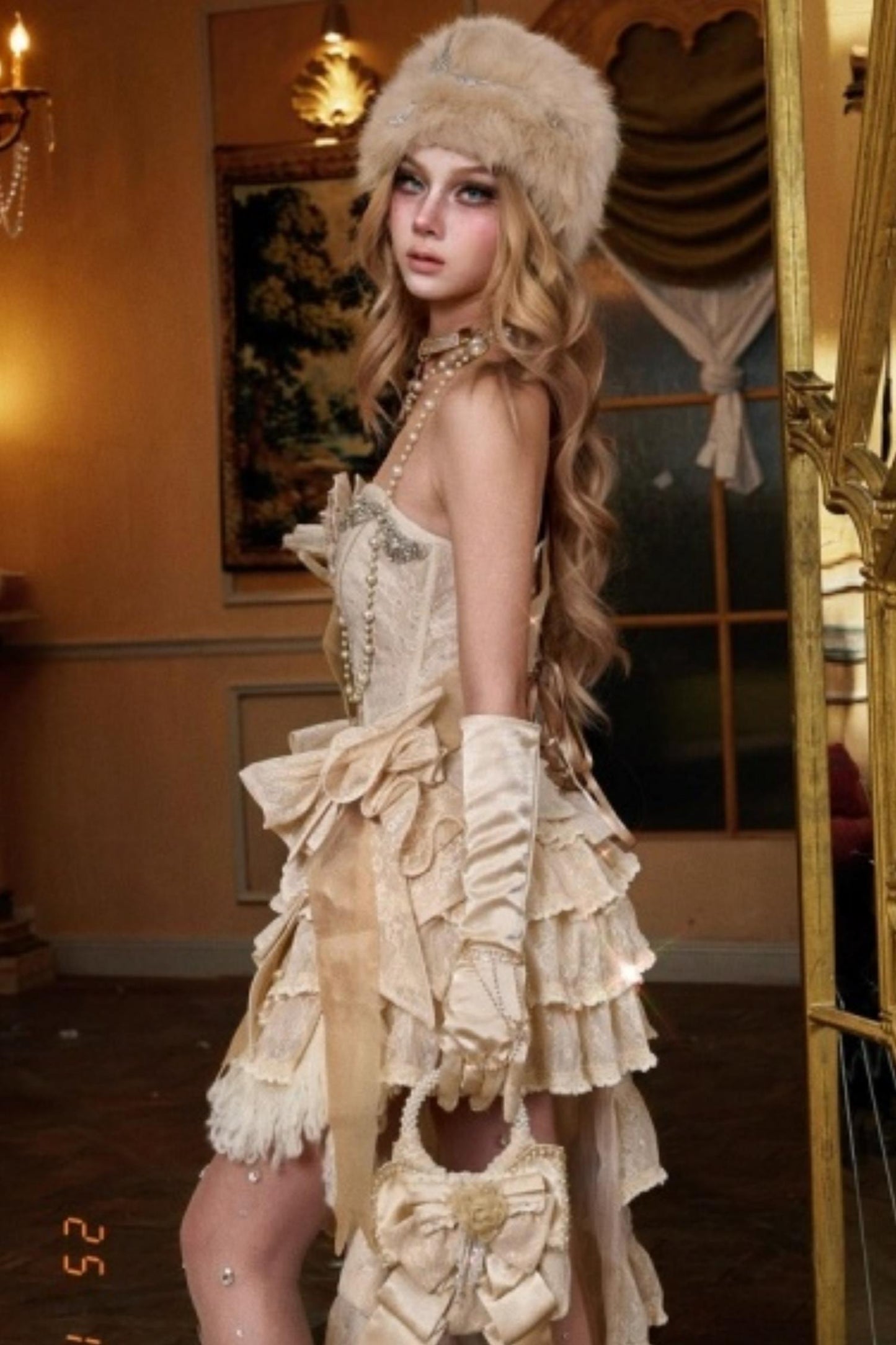 Slavic Sparkling Evening Corset Set-Up