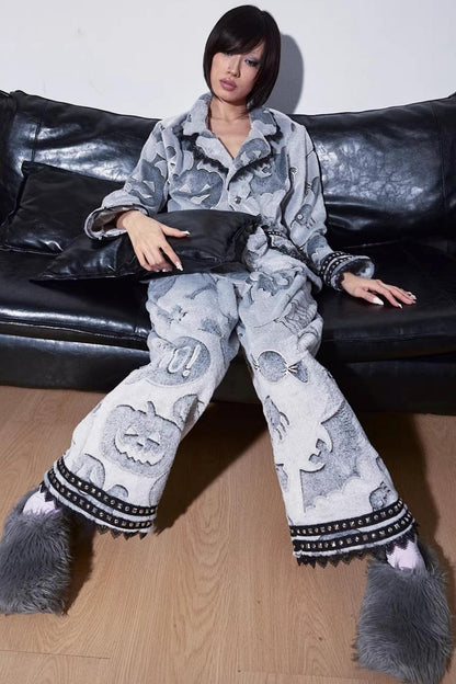 Double-Sided Velvet Pajama Set