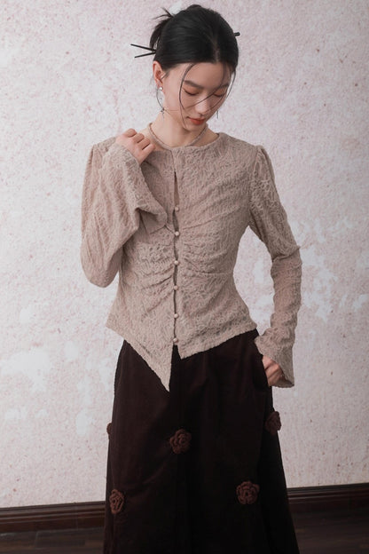 Strap Texture T-Shirt