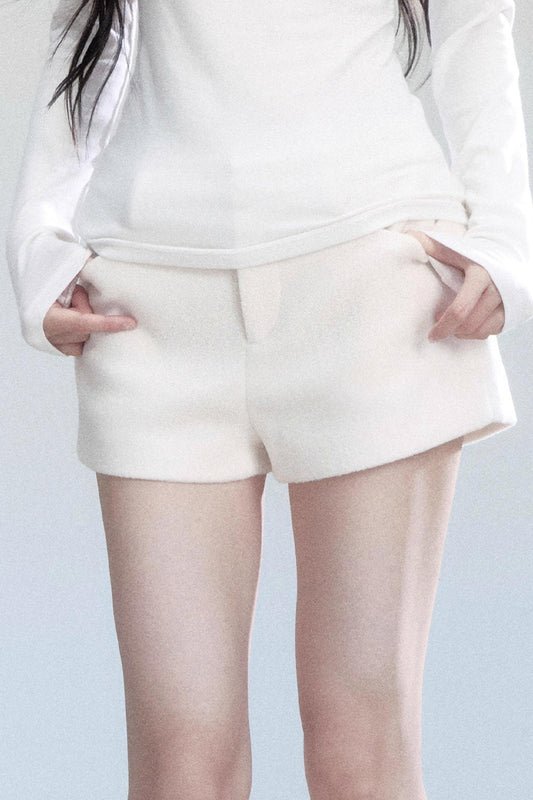 Versatile Tweed  A-Line Shorts