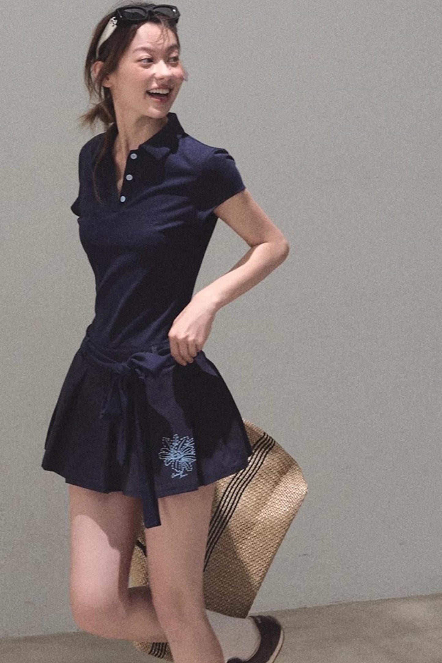 Cool Cotton Polo Dress