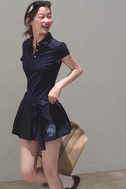 Cool Cotton Polo Dress