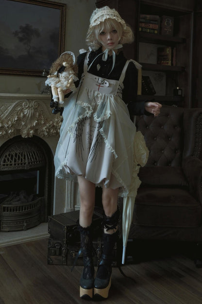 Cross Wing Mesh Doll Dress