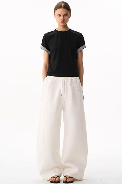 Embroidered Slim-Fit Top