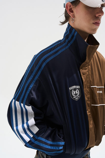 Casual Cropped Zip-Up Jacket