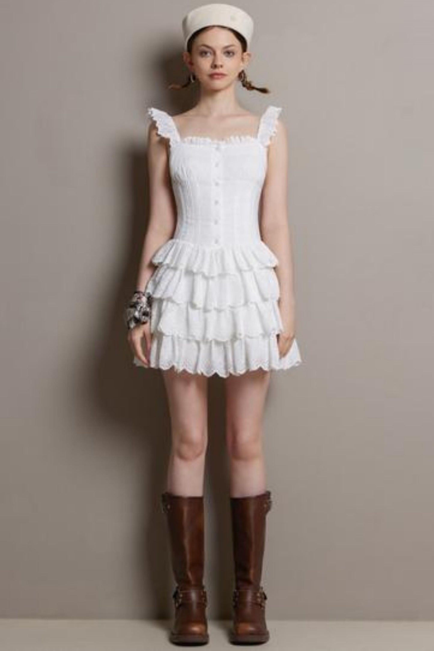 Hyacinth Halter Lace Dress