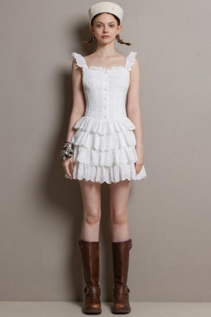 Hyacinth Halter Lace Dress