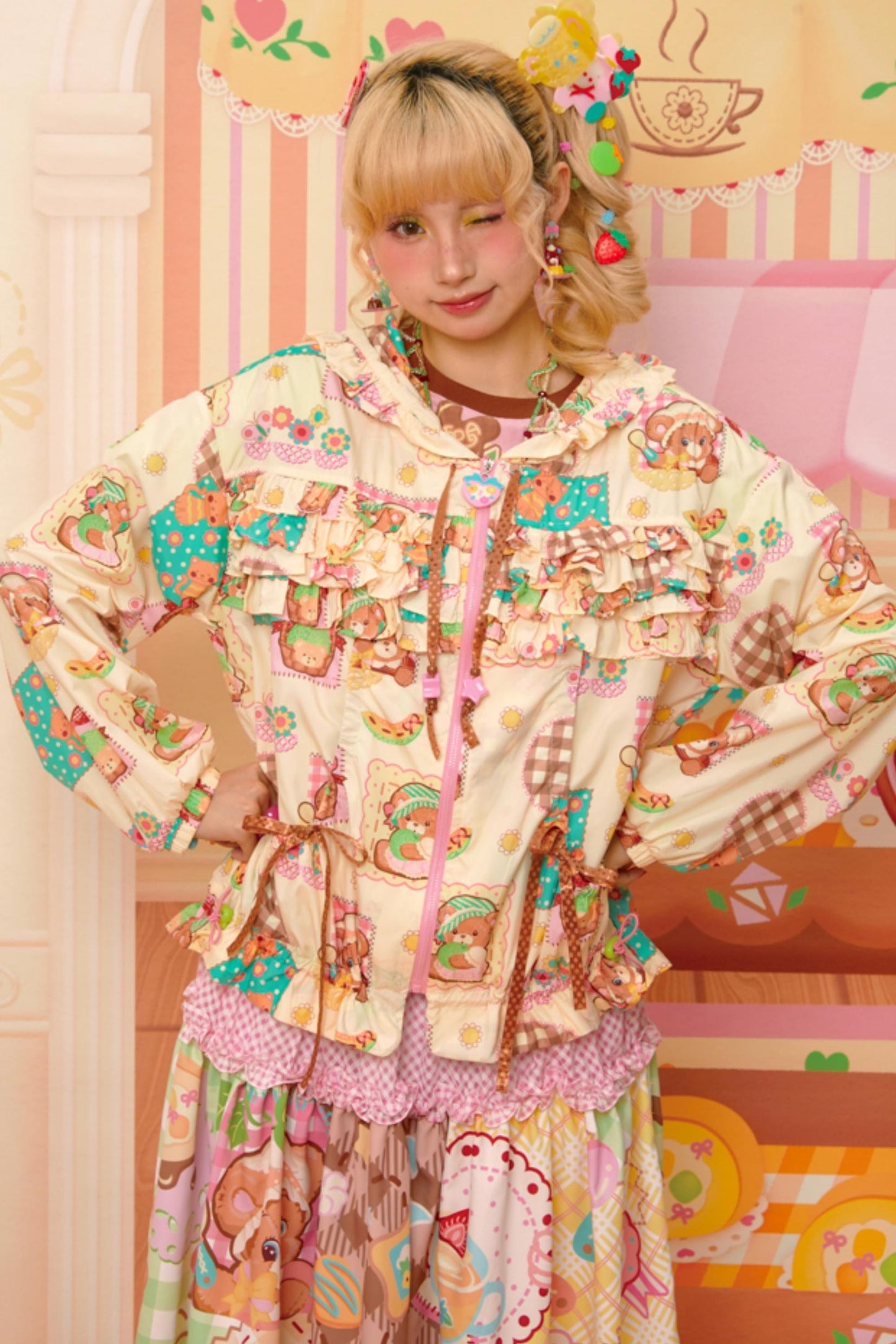 Patchwork Hooded UV Protection Jacket