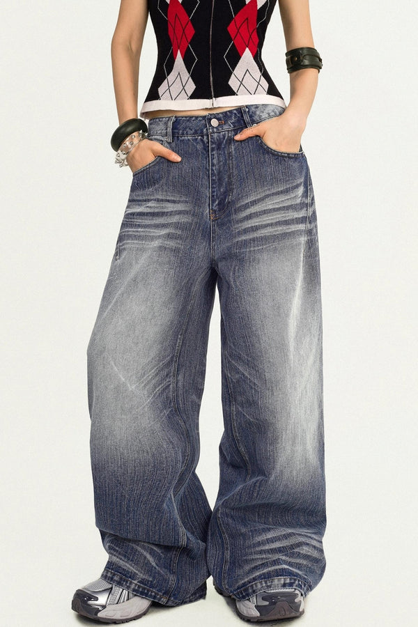American Vintage Denim Wide-leg Pants