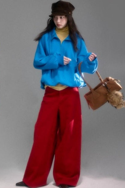 Moroccan Quilted Texture Sweatshirt Skirt Set-Up