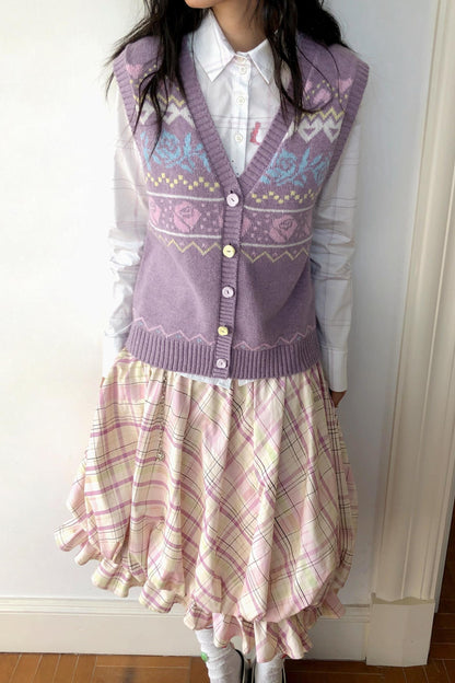 Autumn Style Knitted Vest