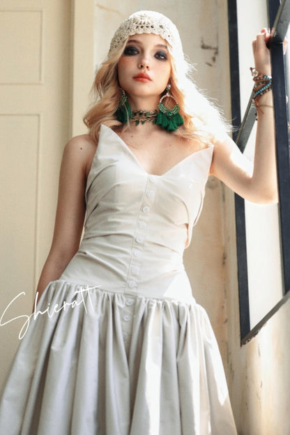 Vintage Irregular Fit & Flare Dress