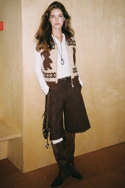 Sea Wool Tweed Pants