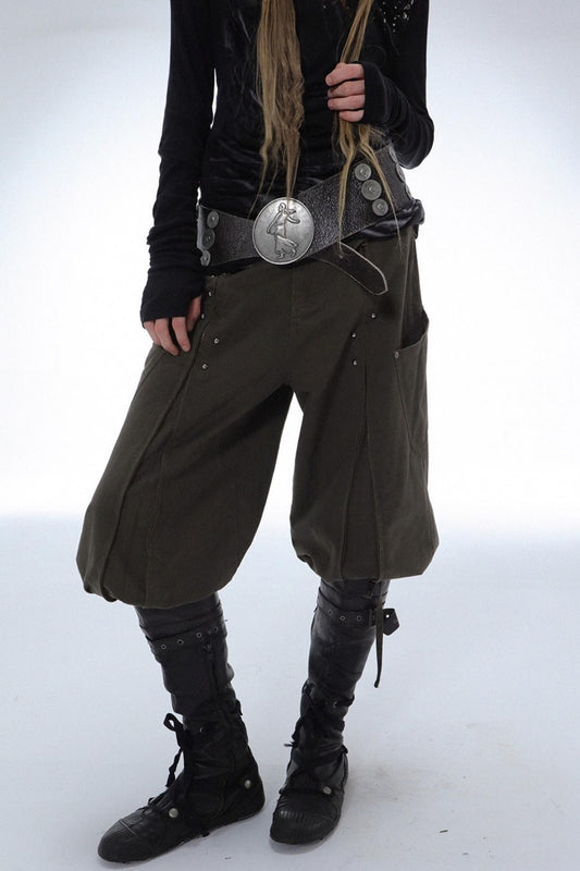 Distressed Harlem Equestrian Pants