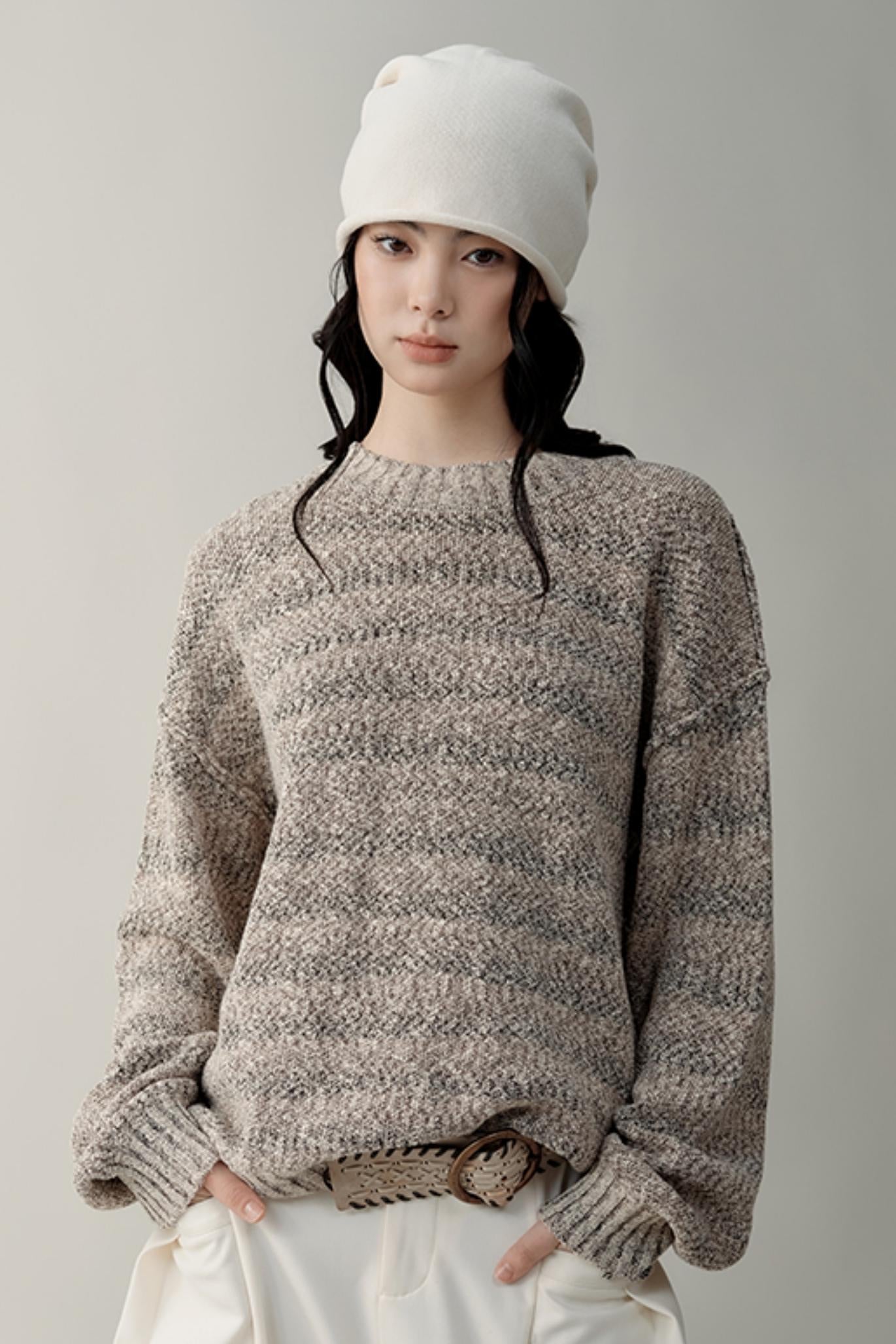 Luxury Blend Dropped Shoulder Sweater