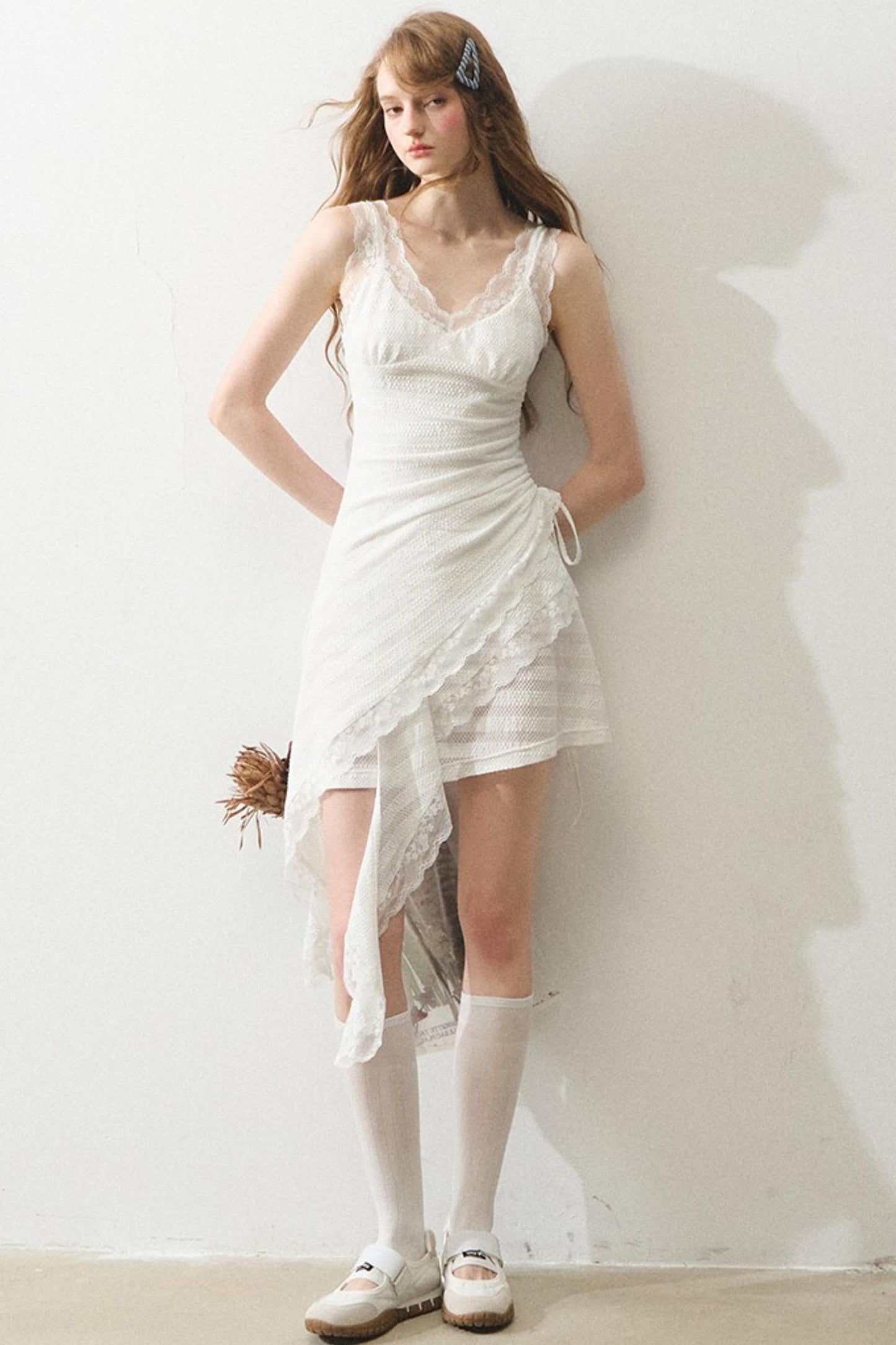 French Mint Sweater Touch Sundress Set-Up