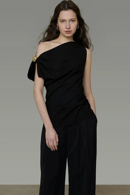 Off-Shoulder Slim Top