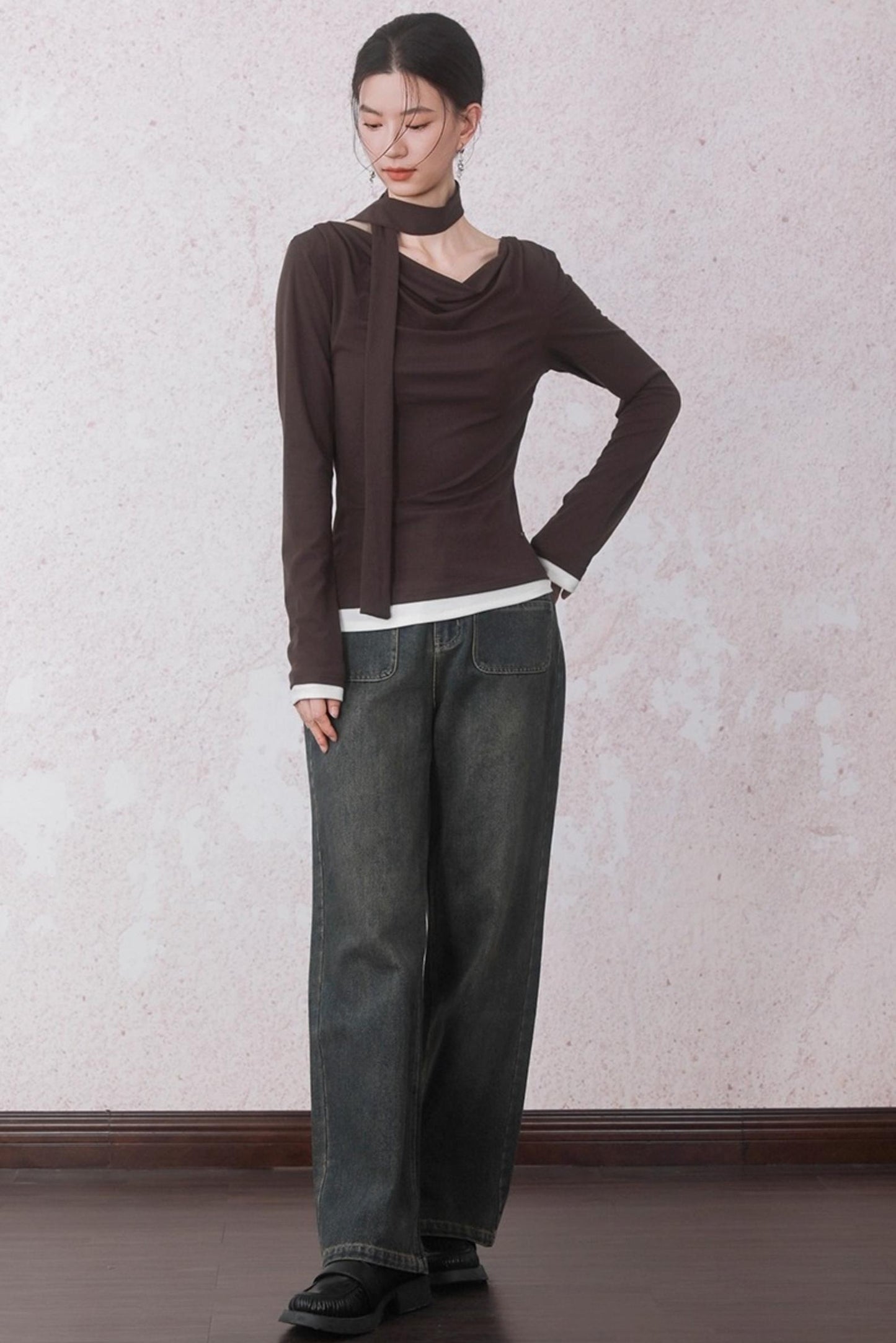 Swing Collar T-Shirt