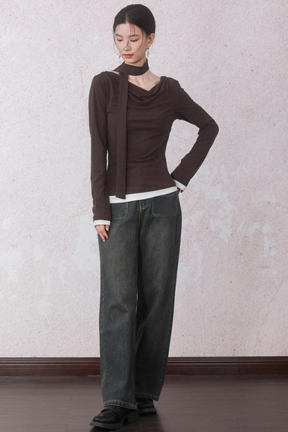 Swing Collar T-Shirt