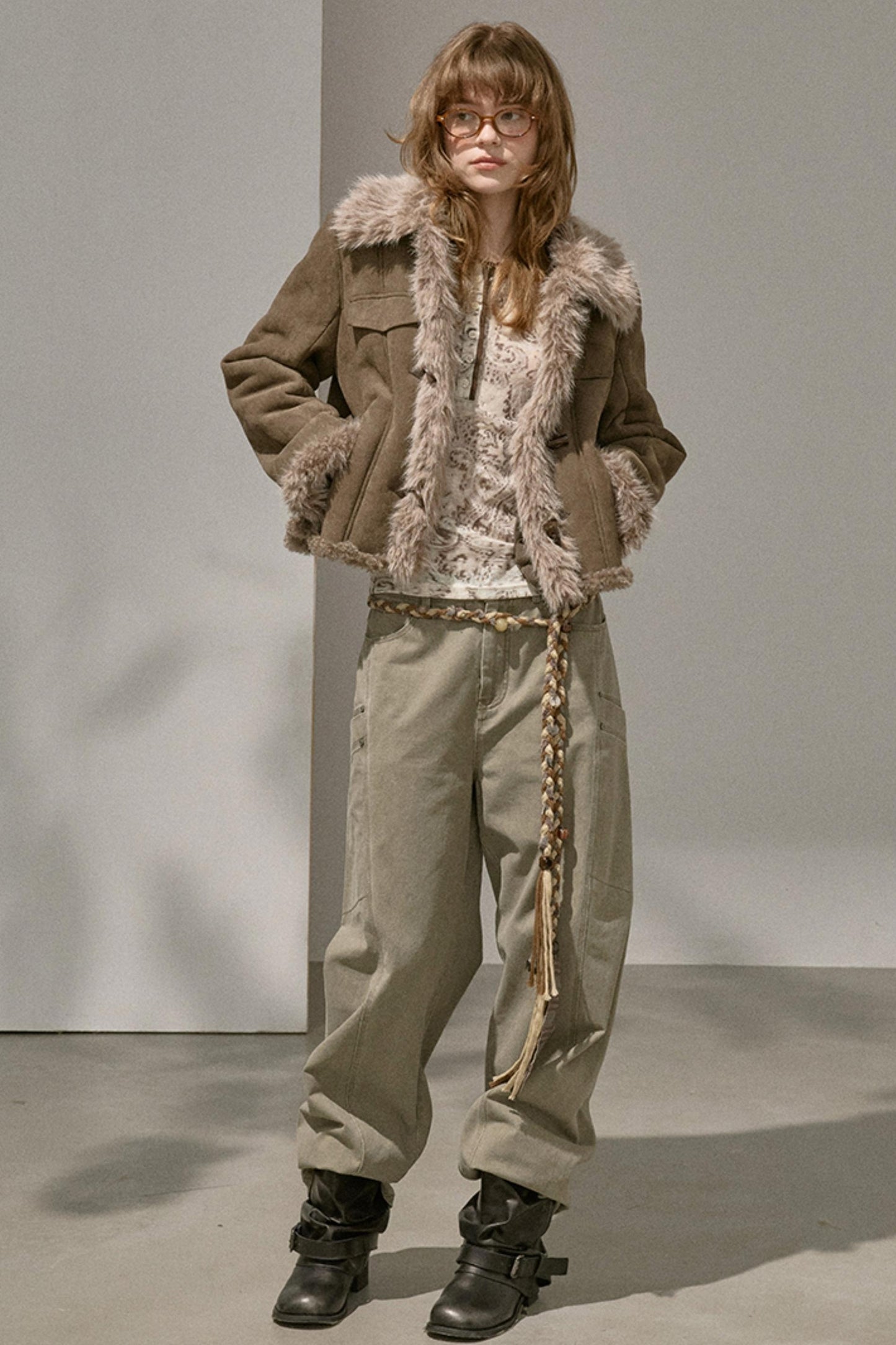 Slim Flower Knitted Top