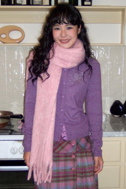 Little Cat Patchwork Cardigan