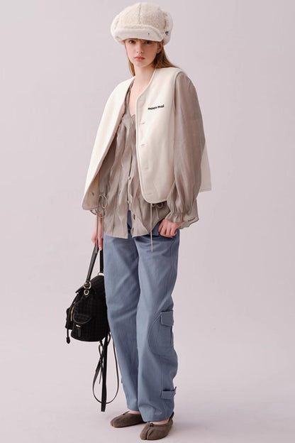 Rosa Retro Cotton Cargo Pants