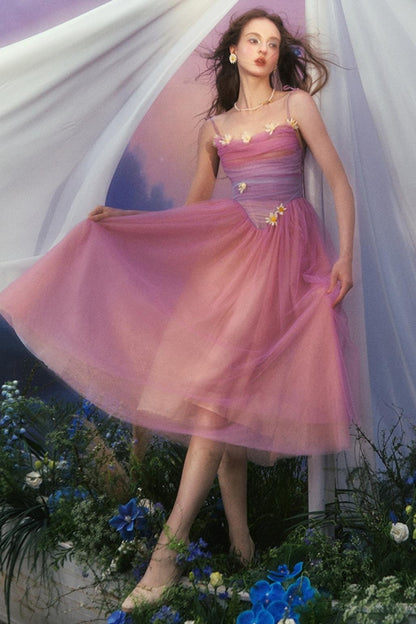 Purple Dreams Halter Dress