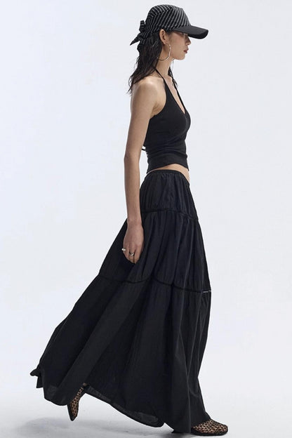 Black Design Tower Skirt