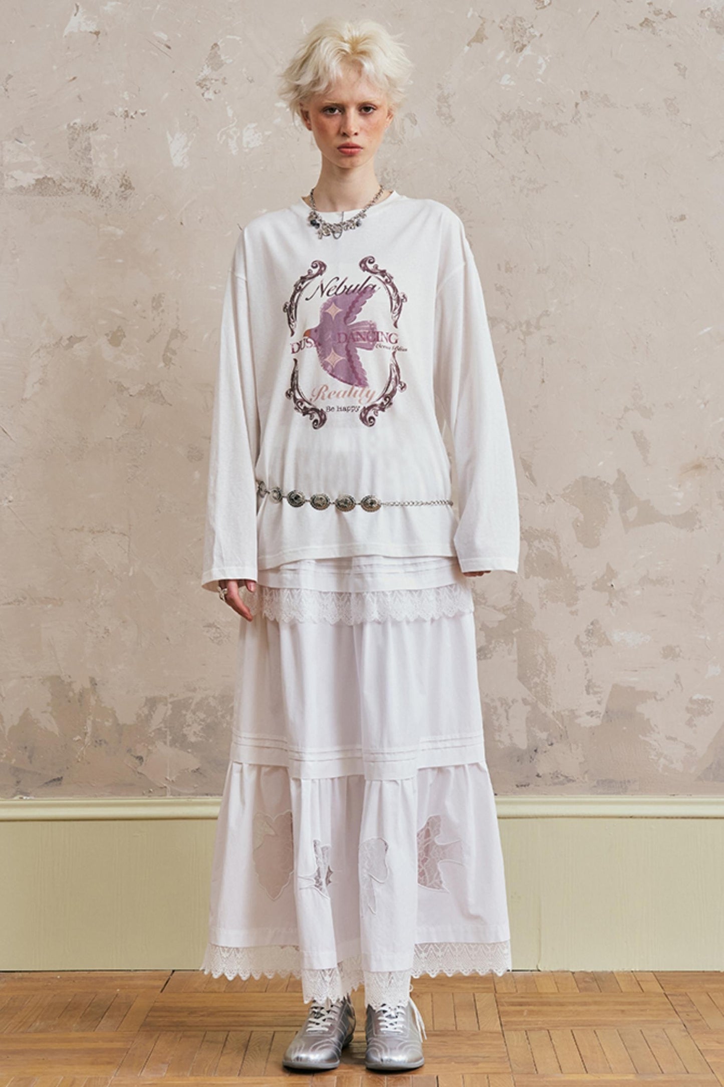 Hien Print Long T-Shirt