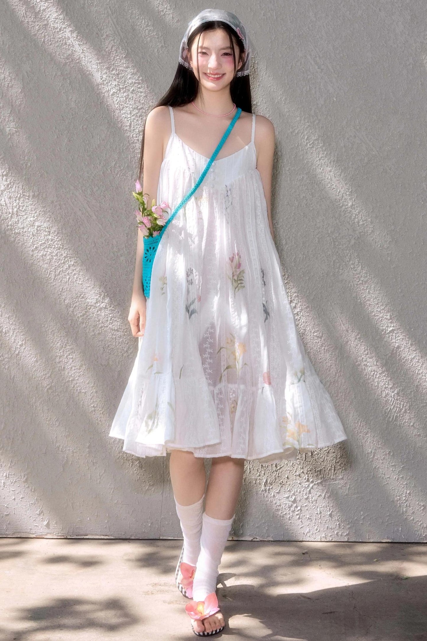 Bohemian Lace Halter Dress