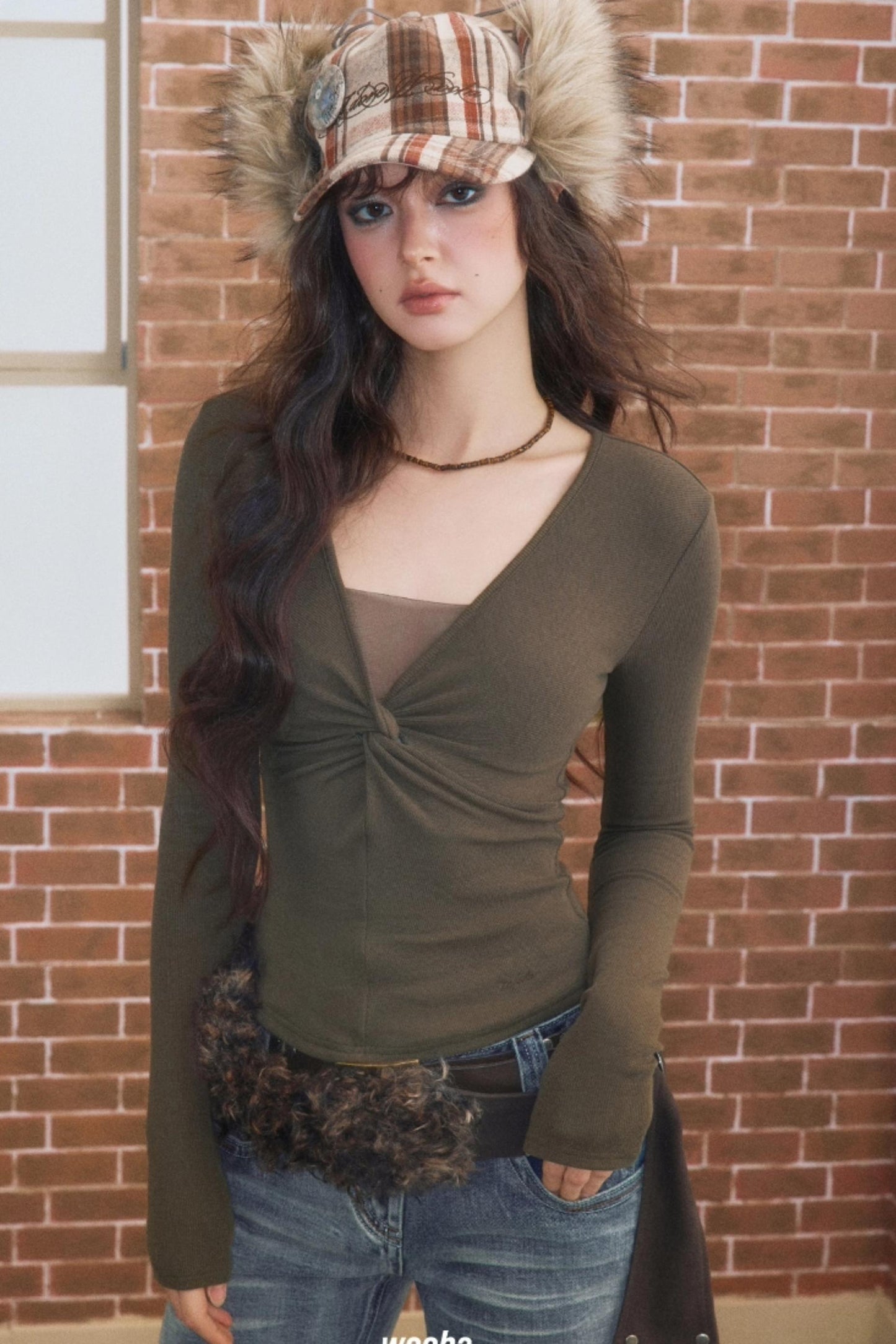 Winter V-Neck T-Shirt