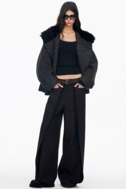 Luxury Pleated Draped Pants