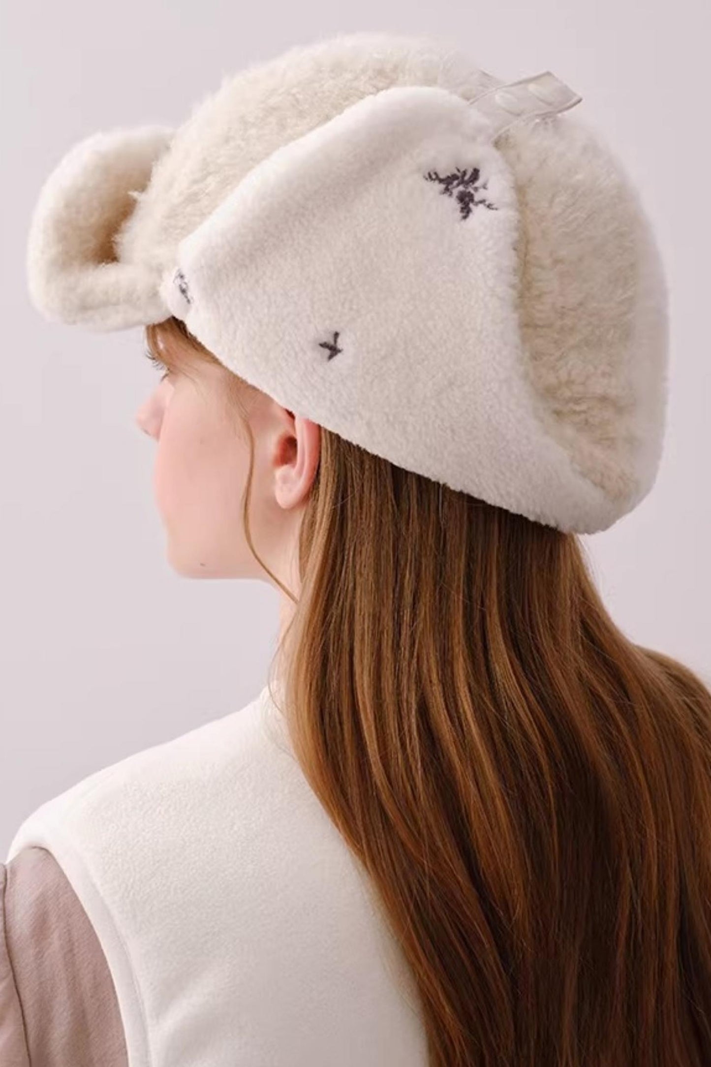 Reversible Plush Lei Feng Hat