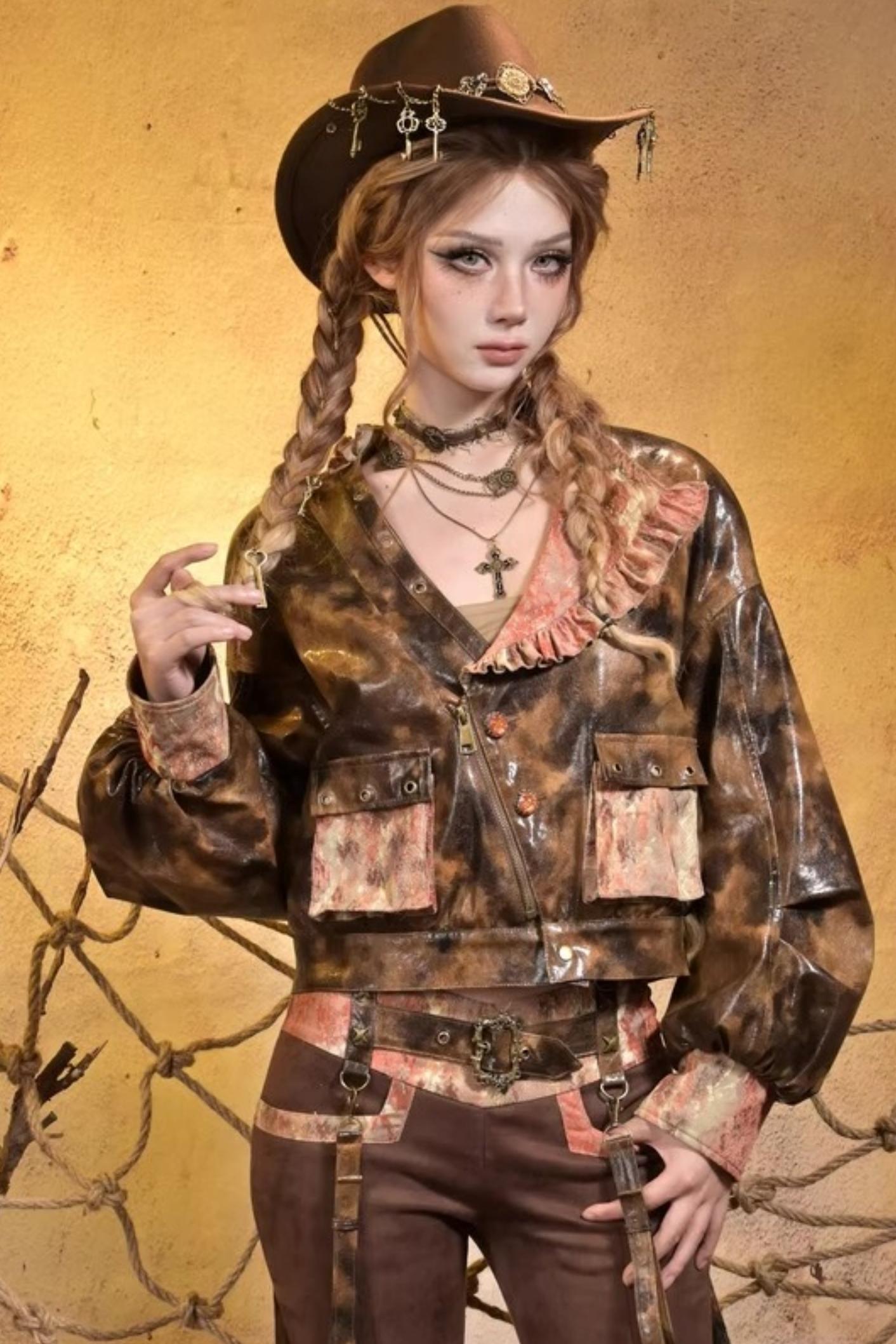 Melard Lace Steampunk Jacket Set-Up
