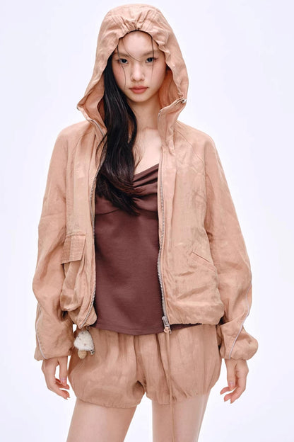 Versatile Dark Coffee-Colored Camisole