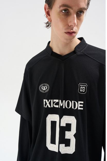 Striped Jersey Long Sleeve T-Shirt