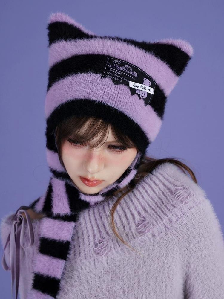 Stripe Original Star Scarf Hat