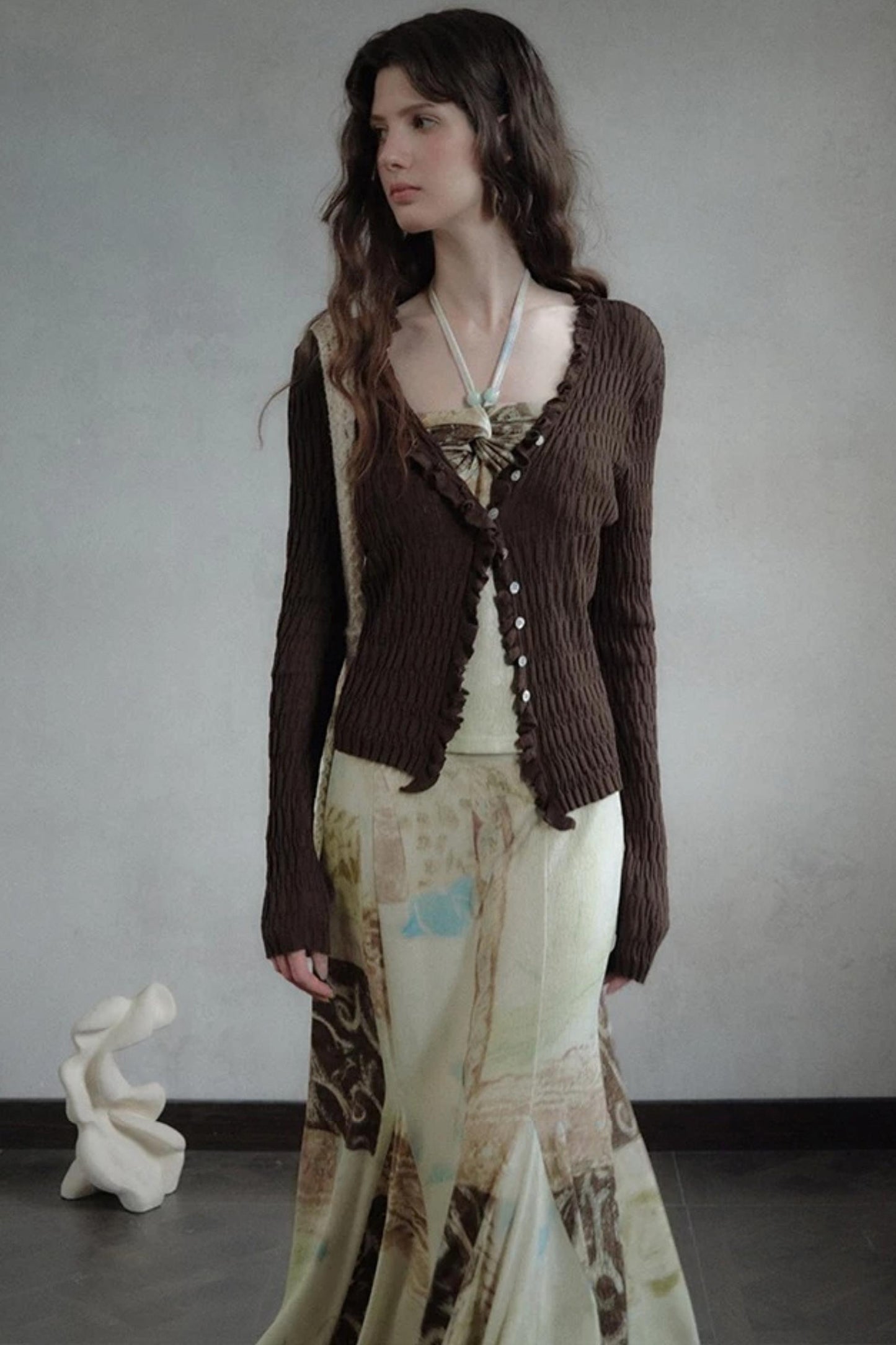 Moon Viewing Knitted Vest