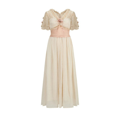 Lace Imperial Beige Dress